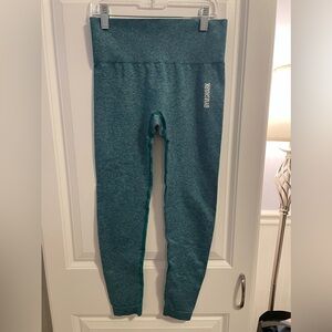 Gymshark Adapt Seamless Leggings Women’s Small Teal High Waist Workout Yoga Gym